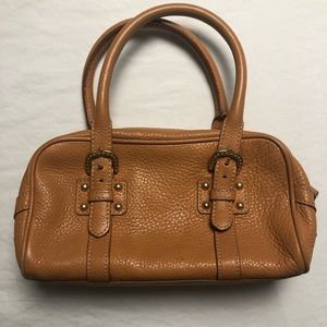 Dooney & Bourke camel coloured small leather handbag